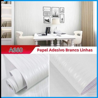 Papel de Parede 3D Linha Branco 5M Adesivo Autocolante para Sala  1/2/3 Peças em Oferta na Shopee
