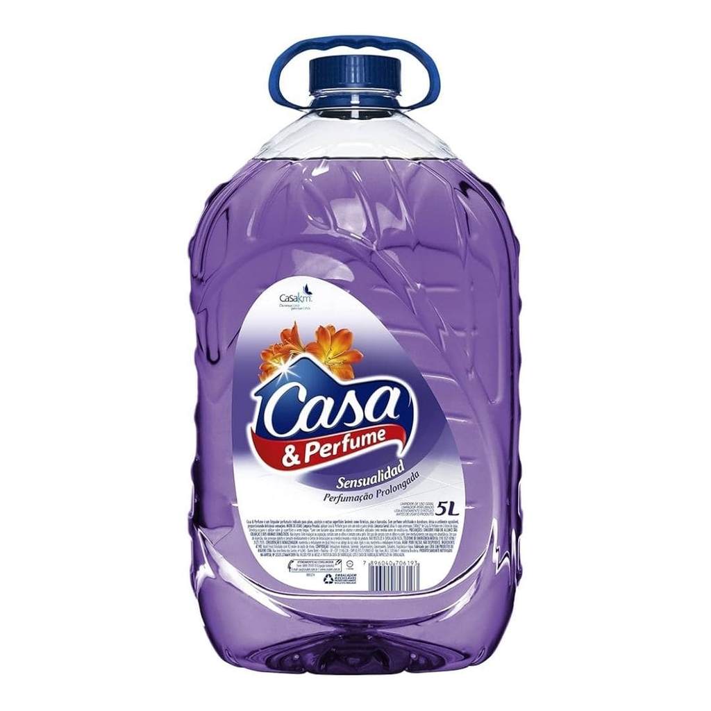 LIMPADOR PERFUMADO SENSUALIDAD 5L CASA & PERFUME em Oferta na Shopee