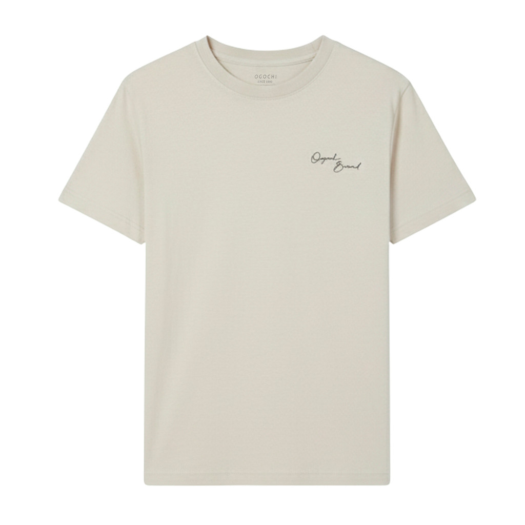 Camiseta Ogochi Infantil Bege logo Og Brand 10/18