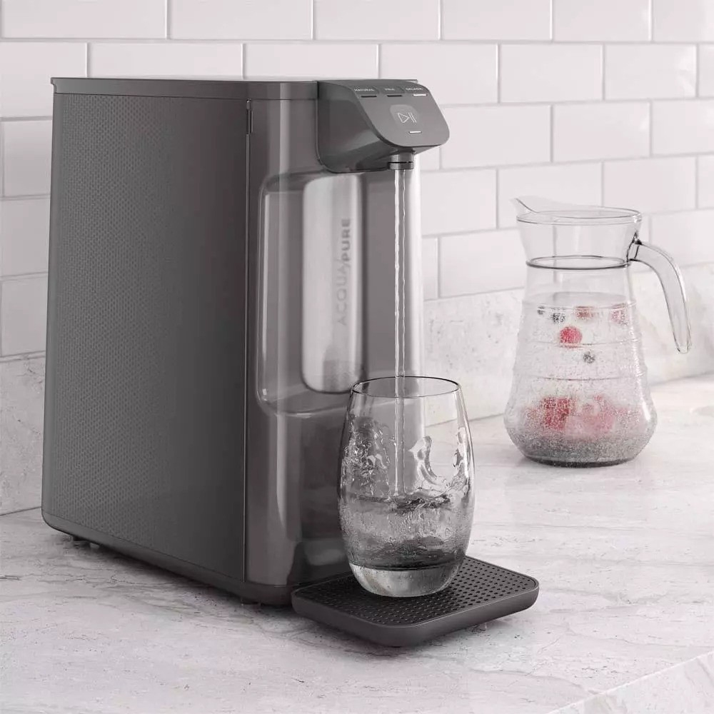 Purificador de Água Gelada Fria e Natural Eletrônico Placa Compacto Electrolux PE12G com Filtro Carvão 6 meses ou 3000L