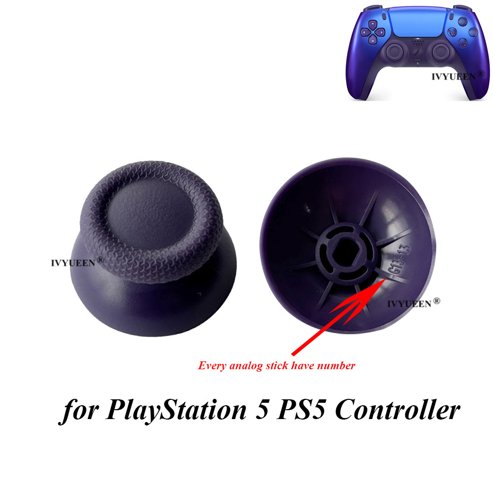 IVYUEEN 2 Pçs 3D Analógico Original Apertos Para PlayStation 5 PS5 DS5 DualSense Controlador Polegar Vara Boné