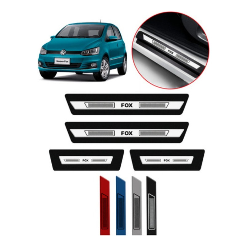 Soleira Pintada Cor Branco Cristal Volkswagen Fox