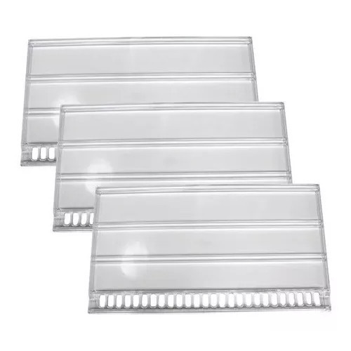 3 Prateleiras Acrílica Refrigerador Continental Rdv37 60x34 - 3 unidades