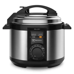 Panela de Pressão Elétrica Electrolux 3L Efficient Por Rita Lobo PCE15 Preta com Inox