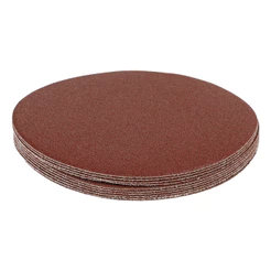 DISCO DE LIXA COM VELCRO, GRAO 180, 125MM, 10PCS // MTX