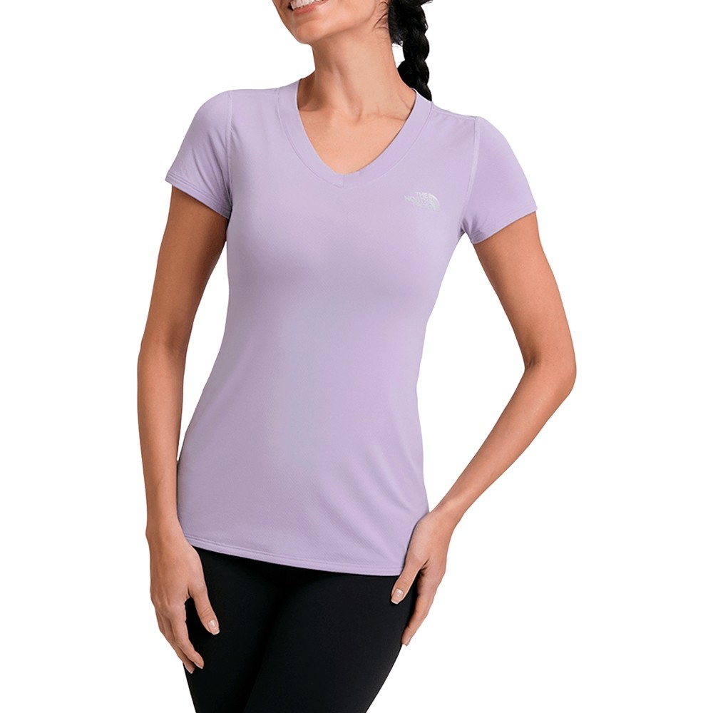 Camiseta Feminina Hyper Tee M/C Lilás - The North Face