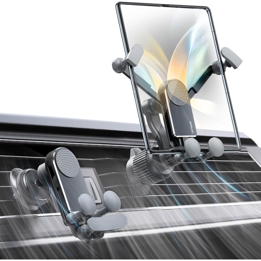 Suporte Para Carro Z Fold 5 , [2 Ganchos De Pacote E Capa De Telefone Amigável] Clipe De Ventilação De 6 Acessórios Samsung Galaxy 7