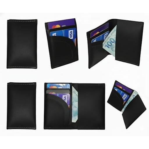 kit 12 porta cartão Masculino Feminino Slim Black Friday