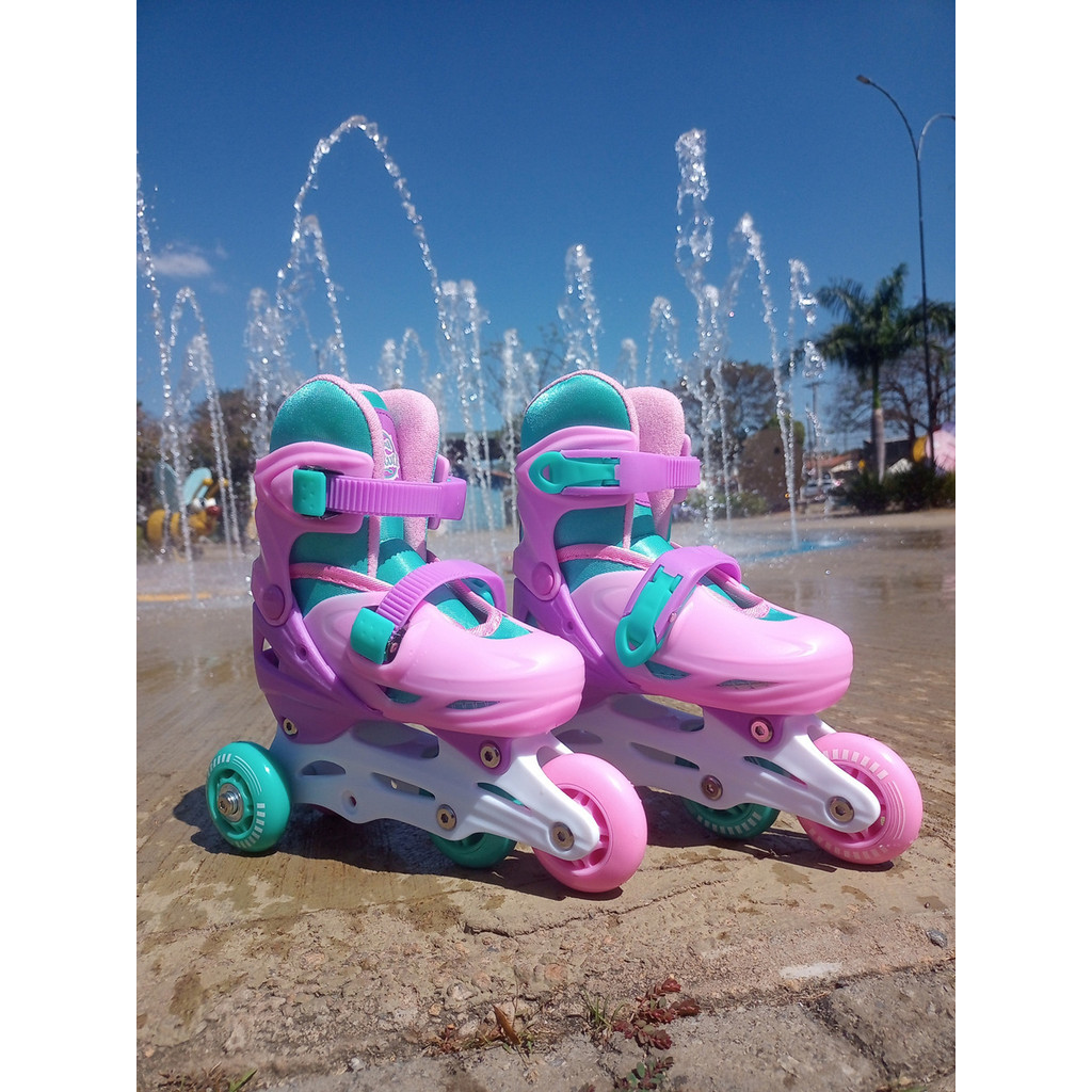 Kit Proteção Patins Feminino: Onde Comprar | BuscaProdutos