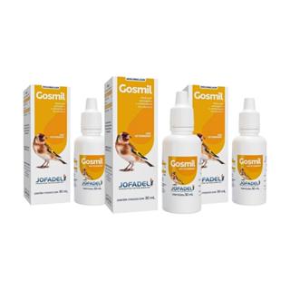 Kit 3 Gosmil 30ml Atua na Rouquidão E Gosma Na Garganta De Aves em Oferta na Shopee
