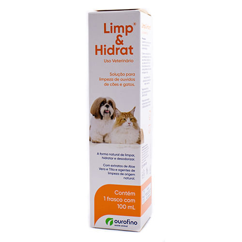 Limp e Hidrat Solução Para Limpeza de Ouvidos Ourofino - 100ml