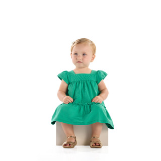 Vestido para Bebê em Cotton Quimby em Oferta na Shopee