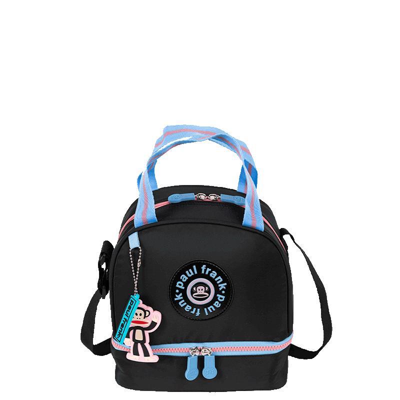 Lancheira 2 Compartimentos Paul Frank Fun - Preto e Rosa em Oferta na Shopee