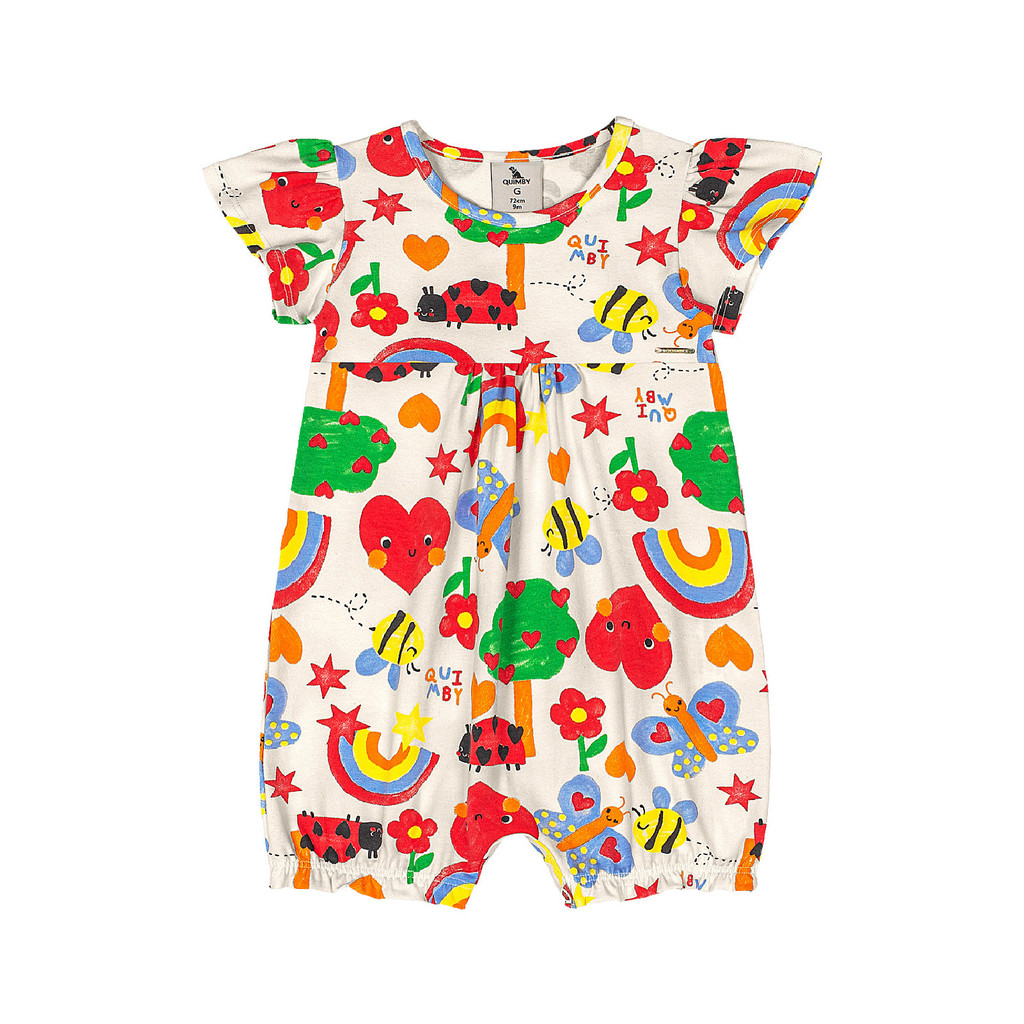 Macaquinho para Bebê em Cotton Quimby em Oferta na Shopee