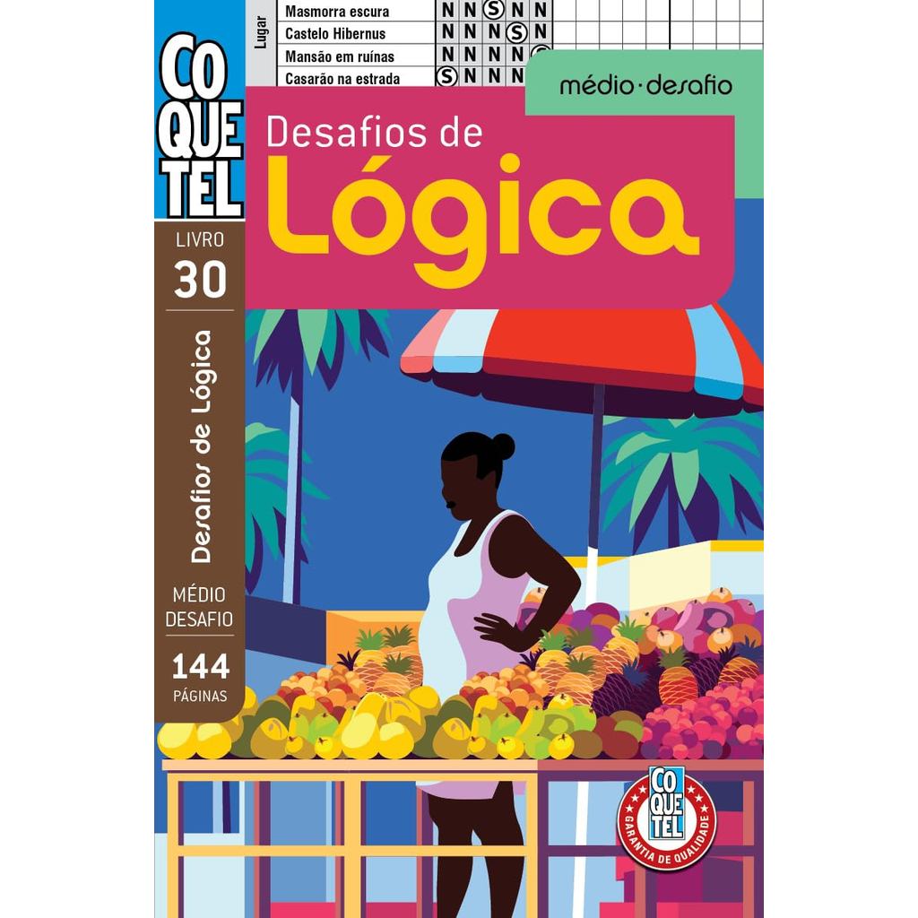 Livro Coquetel Desafios de Lógica 30 em Oferta na Shopee