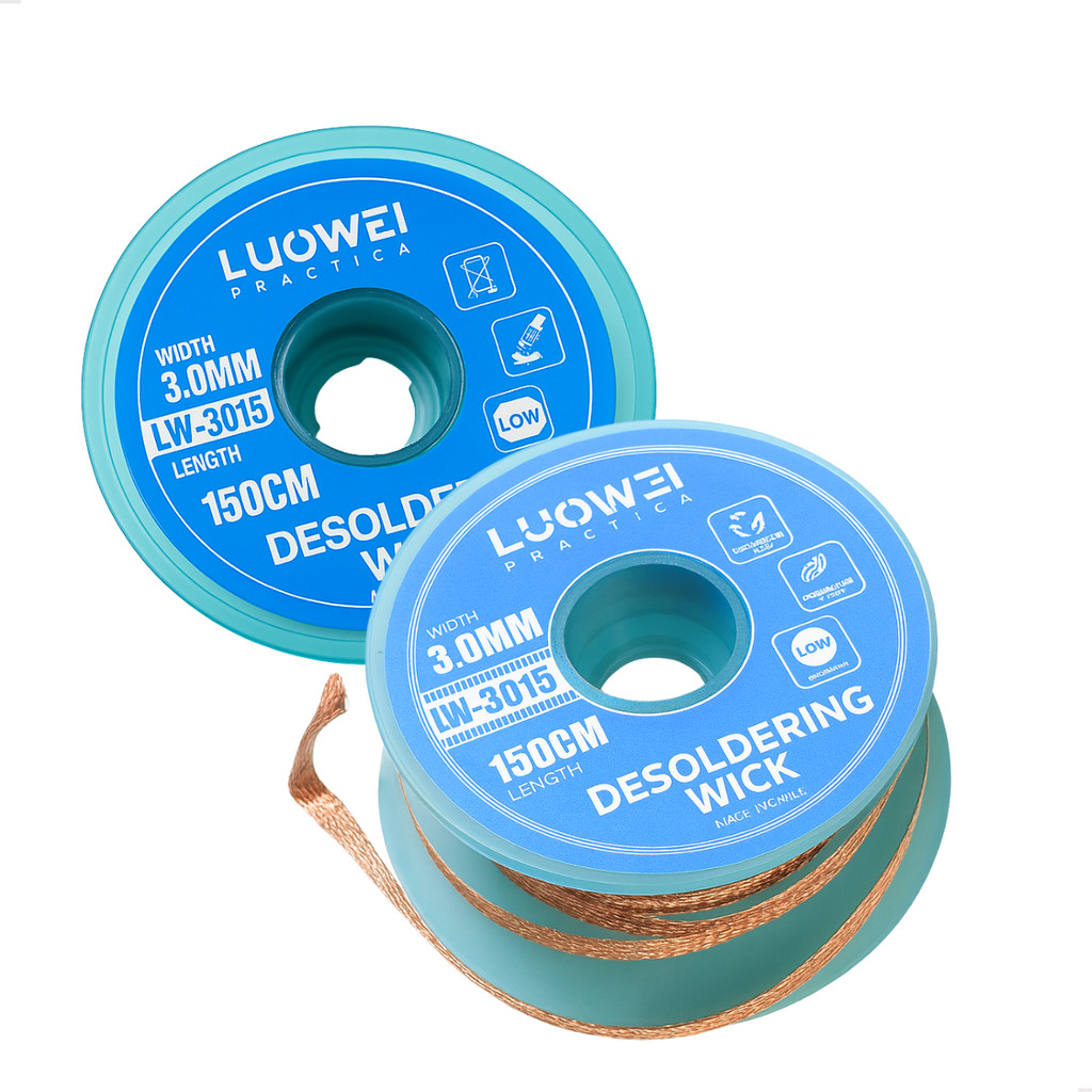 Malha Dessoldadora Luowei LW-2015 2.0 mm x 1.5 m Cobre SMD BGA PCB em Oferta na Shopee