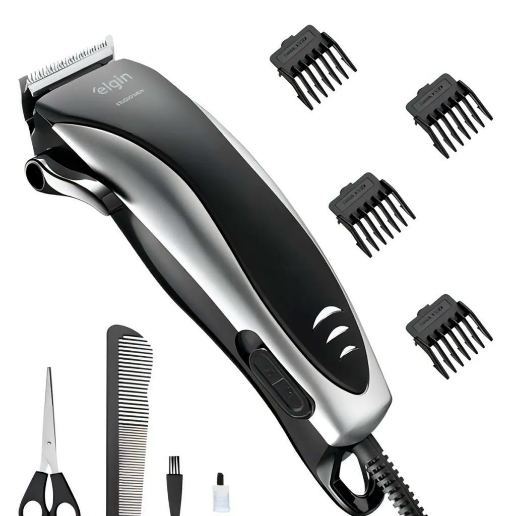Maquina De Corta Aparar Cabelo Barba Studio Pro 110v Elgin MCC100 em Oferta na Shopee