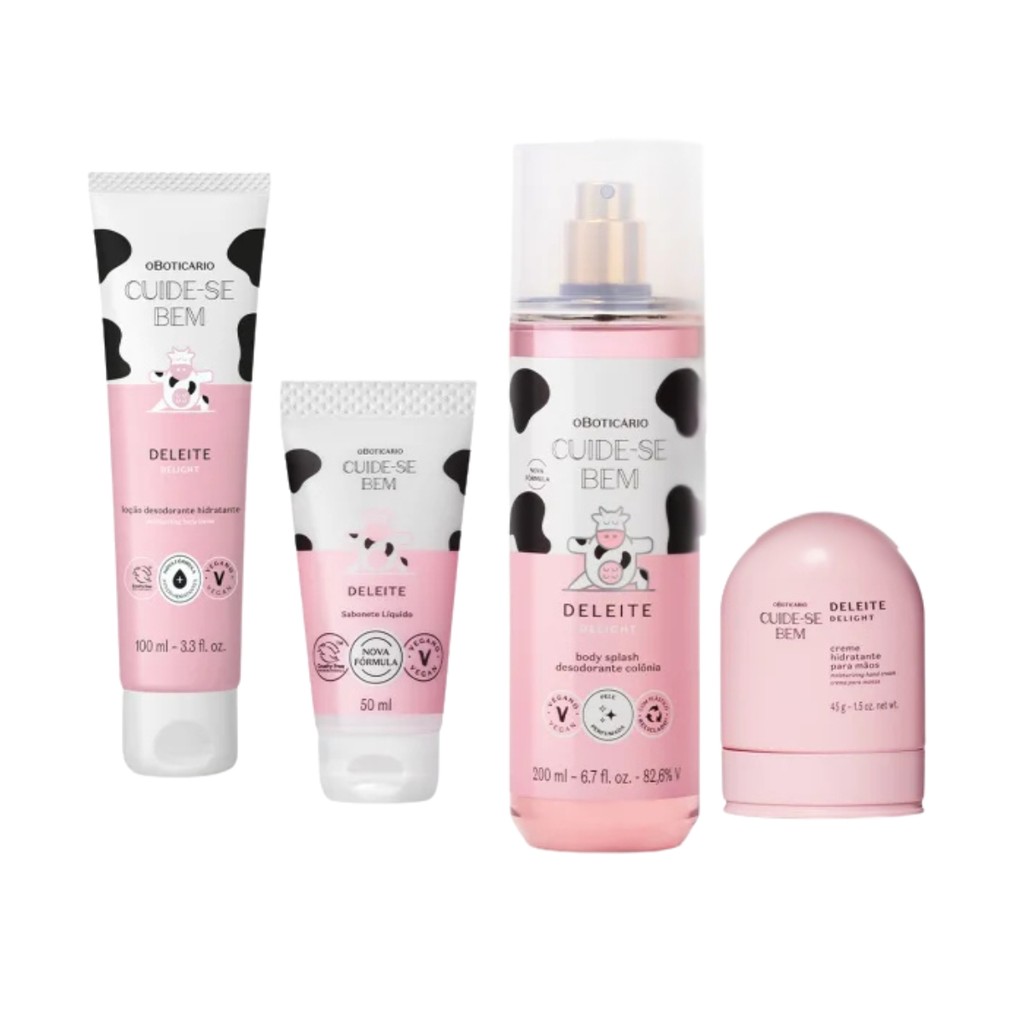 Kit Presente Natal Cuide-Se Bem Deleite (4 itens)