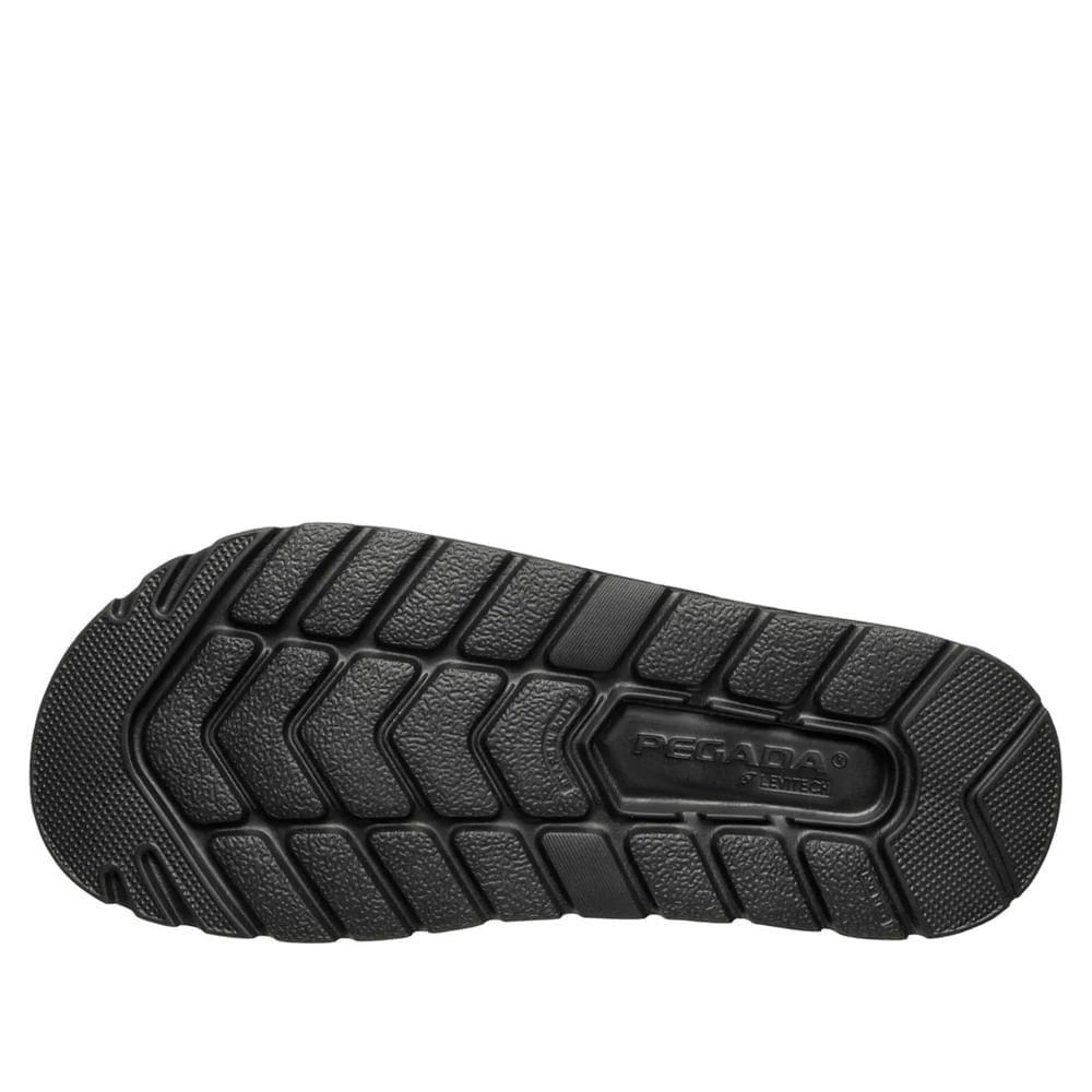 Detalhes do Chinelo Feminino Pegada Flatform Couro Burnish Preto