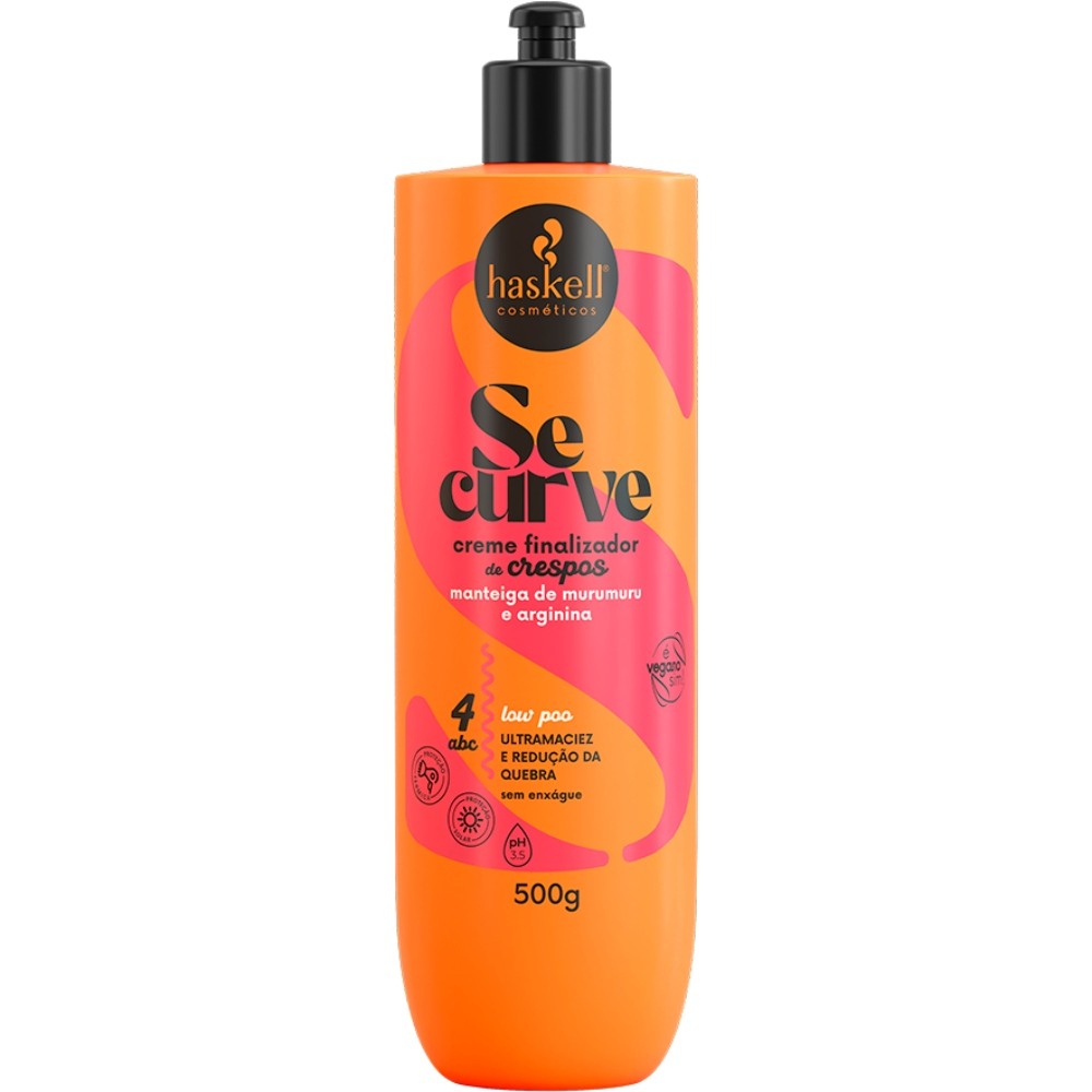 Creme Finalizados de Crespos Se Curve 500ml Haskell | Curvaturas 4ABC | Para cabelos crespos em Oferta na Shopee