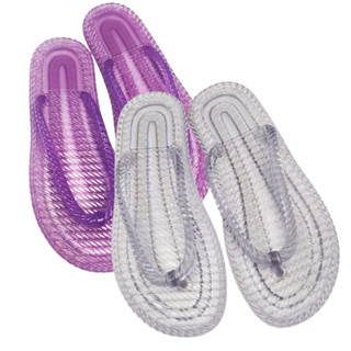 Kit 2 Pares Sandália Feminina Chinelinho Jelly Dedo transparente Sandália jelly Marrocos Nuvem Confortável Macio Leve em Oferta na Shopee