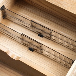 Conjunto 2 Divisórias Ajustáveis De Gaveta Em Acrílico Resistente em Oferta na Shopee