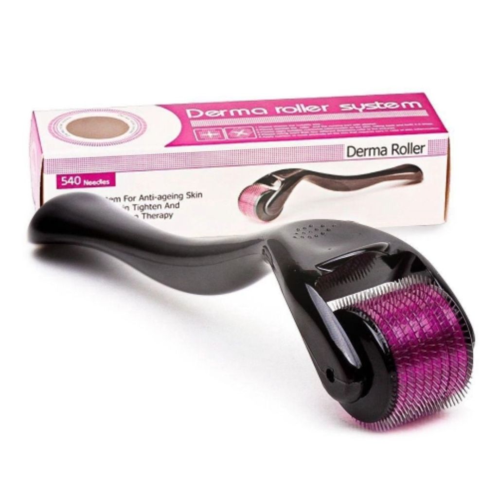 Kit 1 2 3 Dermaroller Anti Rugas C/ Rolo Microagulhas Preencher Falha Cabelo Cicatrizes machas