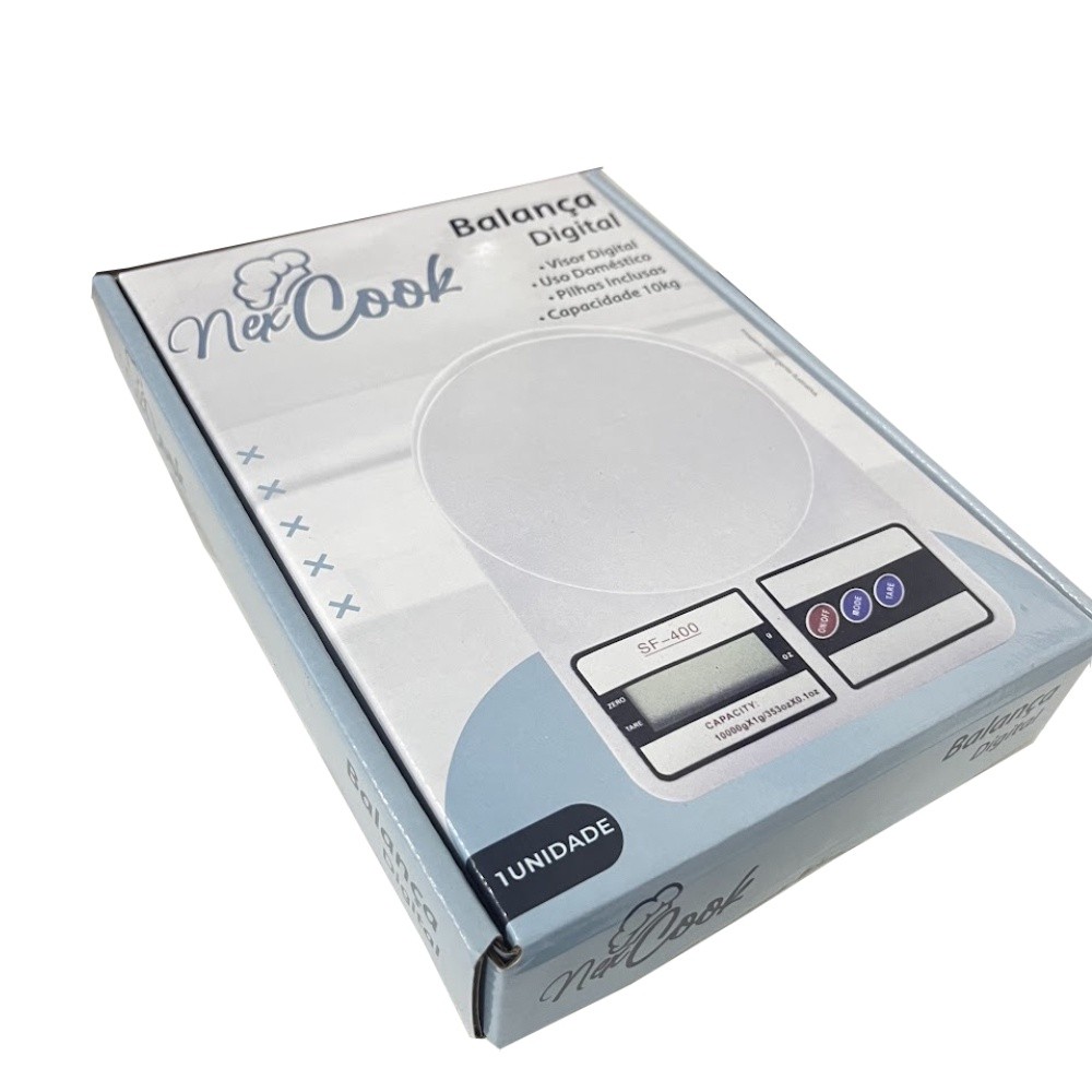 Balança Digital Nex Cook 10KG 22x15,5cm NS409517