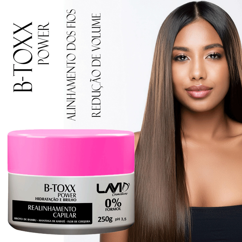 Botox capilar  250g. Botox Sem Formol Lavid Cosméticos.