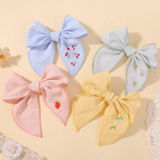 4 Pçs Algodão Crianças Alegria Arcos Grampo De Cabelo Impressão Fresca Presilha Para Mulheres Meninas Doce Hairpin Acess em Oferta na Shopee