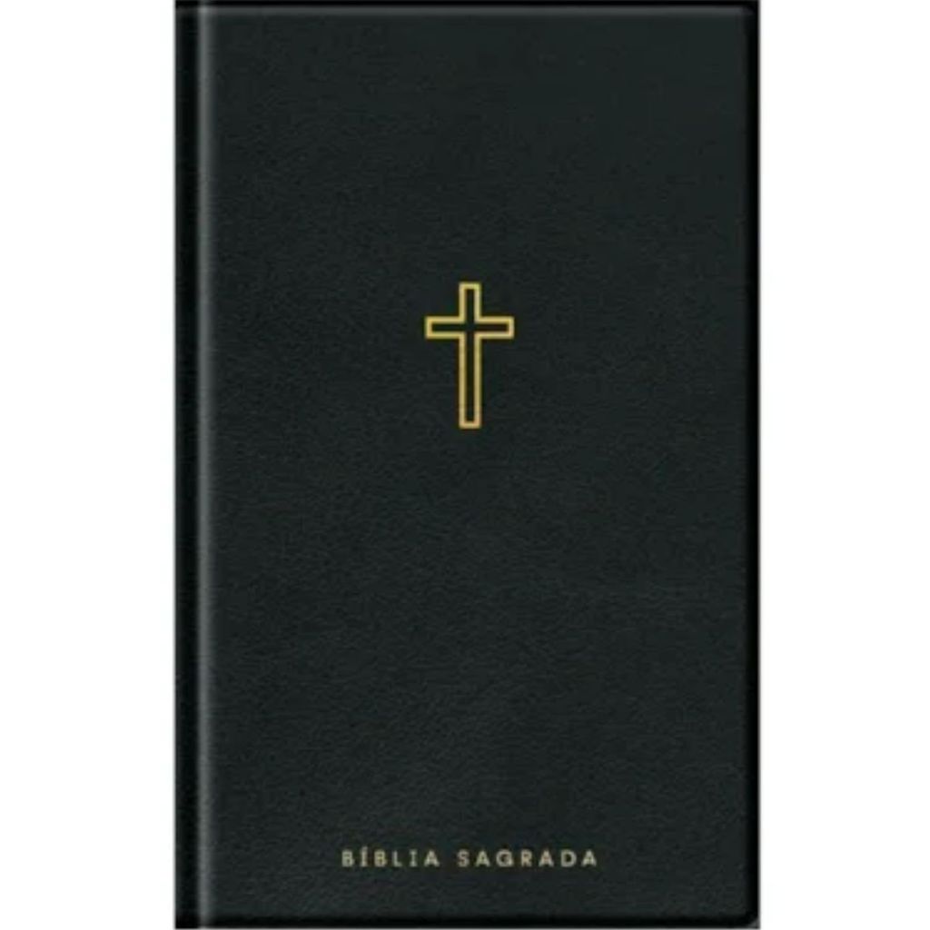 Bíblia Sagrada Slim | NAA | Com Mapas Mentais Palavras de Jesus em Vermelho | Capa Luxo Preta em Oferta na Shopee