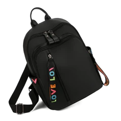 Mochila de tecido Oxford, ideal para viagens, com grande capacidade, elegante, casual e versátil.