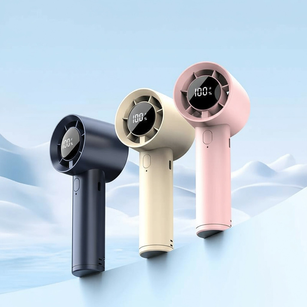Display Digital Portátil Pequeno Ventilador Silencioso Usb-BYB