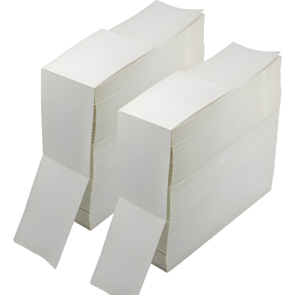 10 Mil Etiquetas 10x15 100x150 Térmica Serrilha Resma Branco