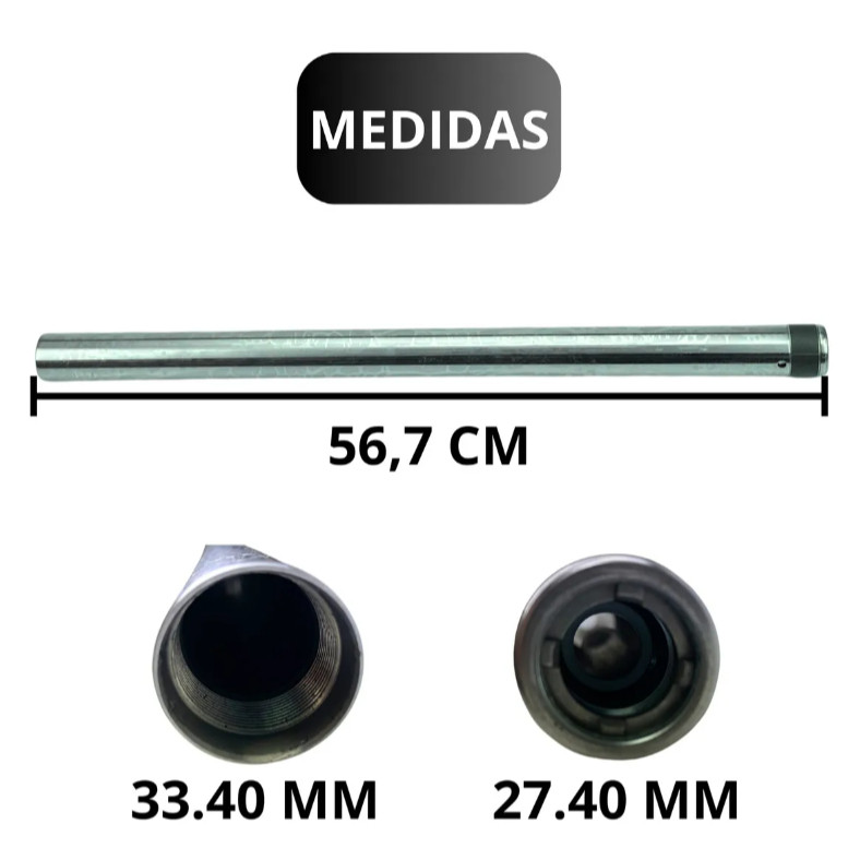 Par Cilindro Tubo Interno Bengala Cbx 250 Twister 00 Áte 08 — imagem 2 de 2