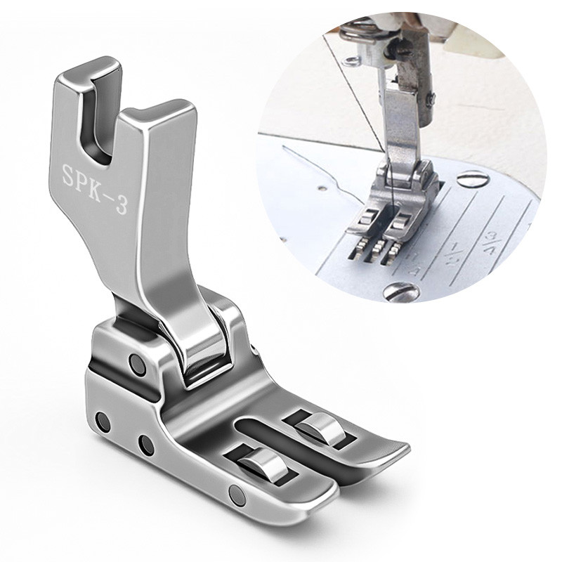 Calcador Sapatilha Rolo SPK-3 Reta Industrial Couro Vinil Todo em Aço Profissional Pronta Entrega