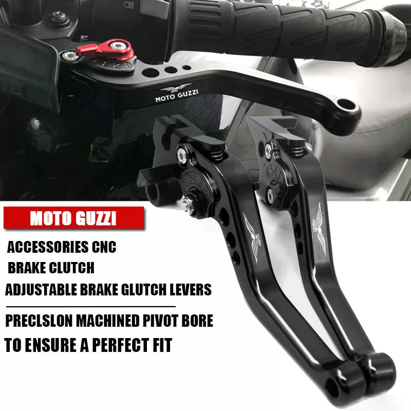 Para Moto Guzzi BREVA 850 1100 1200 GRISO 1100 Noruega 1200 GT8V CNC Motocicleta Alavancas De Freio Embreagem Ajustáveis