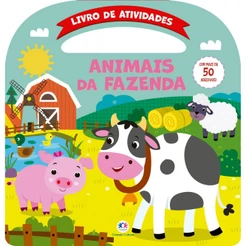 Livro Animais da fazenda - Atividades e mais 50 adesivos