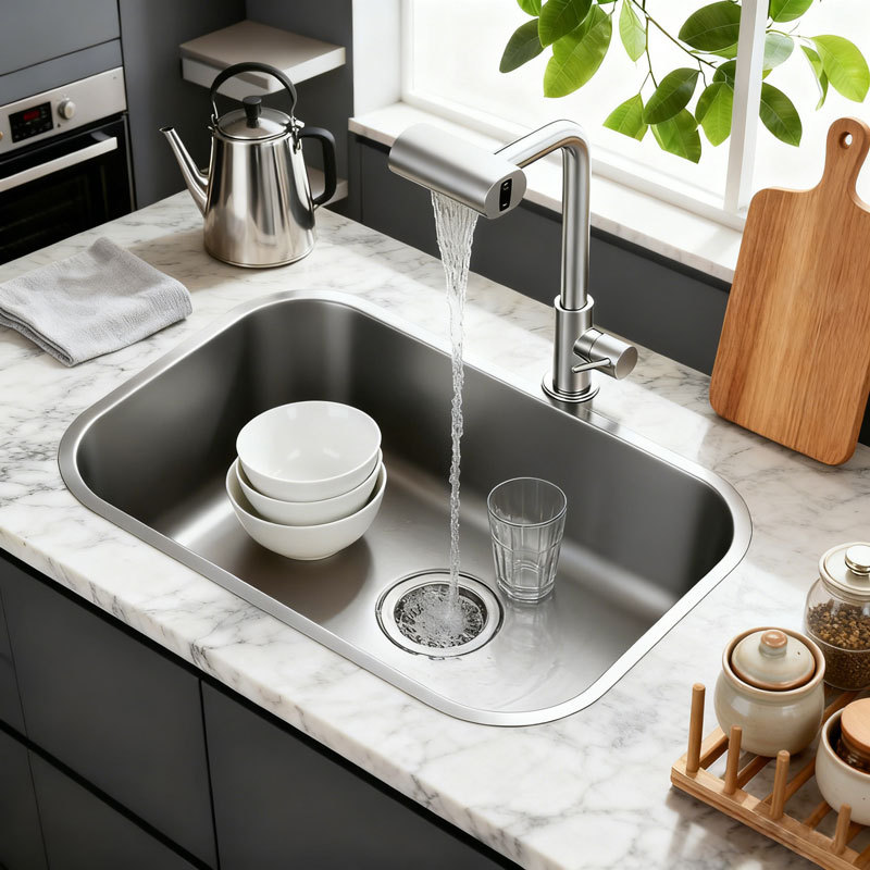 Cuba Pia Cozinha Gourmet 56X34cm Com Acessórios Inox American 56x34x17cm + água 