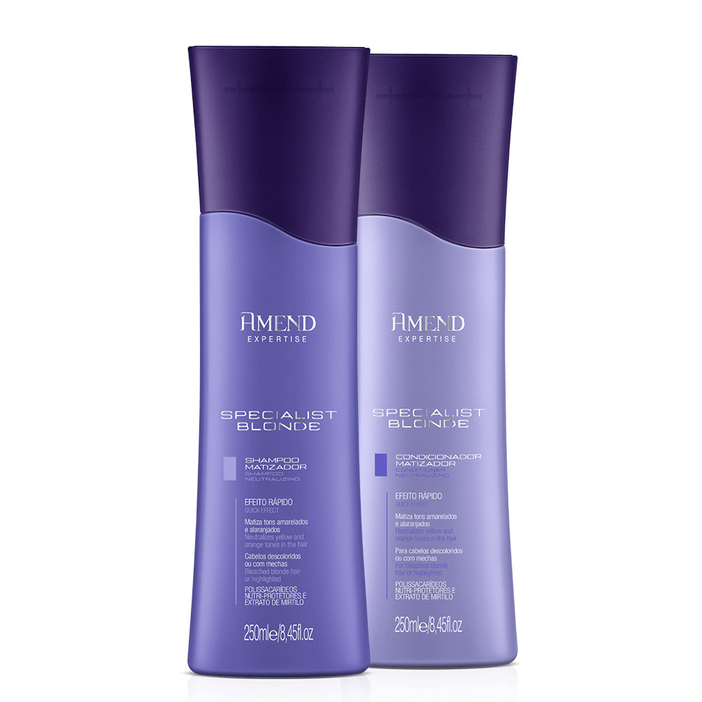Amend Kit Matizador Specialist Blonde Shampoo e Condicionador 250ml