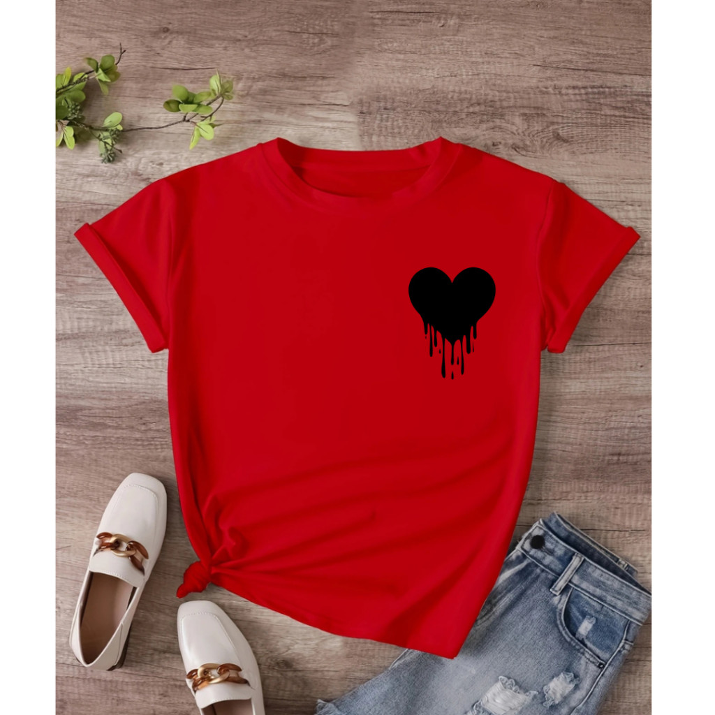 Camiseta Camisa Premium Feminina Estampada Versátil e Estilosa Conforto Estilo Minimalista Não Pega Bolinha Qualidade Ga