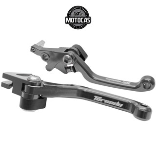 Manete Retratil Esportivo Motocicleta Tornado Xr250 Gravado a Laser em Oferta na Shopee