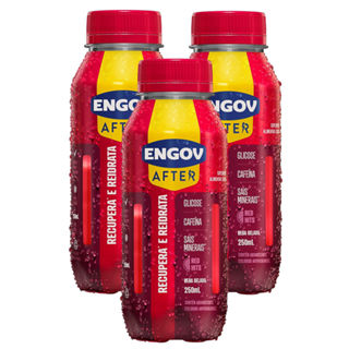 Kit 3 Engov After Red Hits 250ml em Oferta na Shopee