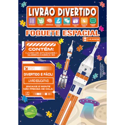Livrão Divertido - Quebra-Cabeça 3D - Foguete Espacial