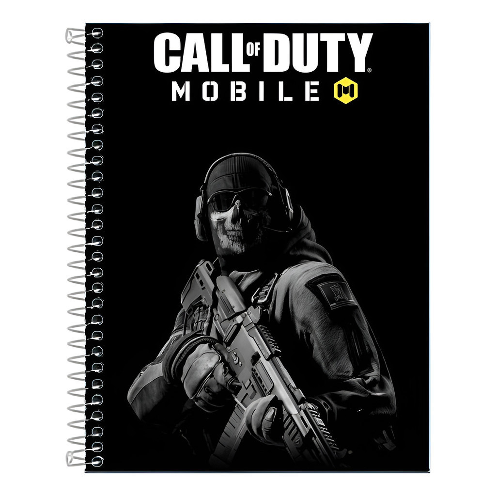 Caderno Call Of Duty Capa Dura 10 Matérias 160 Folhas em Oferta na Shopee