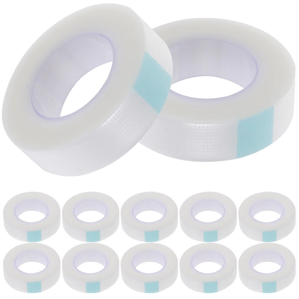 10 Fitas Transpore Adesiva Transparente Antialegica para Extensao de Cilios 9m (S16) em Oferta na Shopee