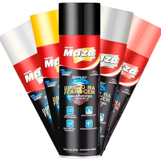 Spray Maza Esmalte Sintético Direto na Ferrugem Anticorrosivo 400ml - Todas as Cores em Oferta na Shopee