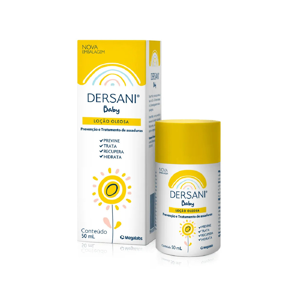 Loção para Assaduras Dersani Baby Hipoalergênico 50ml em Oferta na Shopee