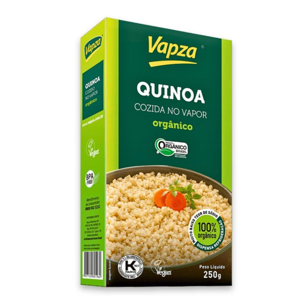 Quinoa Branca Orgânica 250G Vapza em Oferta na Shopee