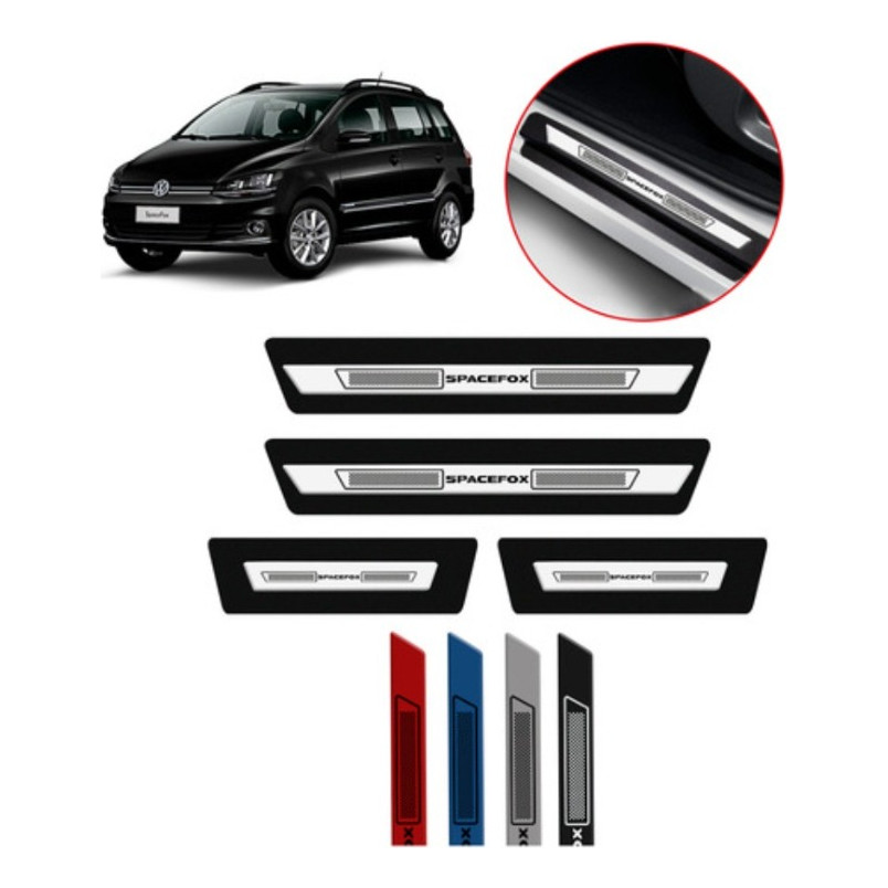Soleira Pintada Cor Branco Puro Volkswagen Spacefox